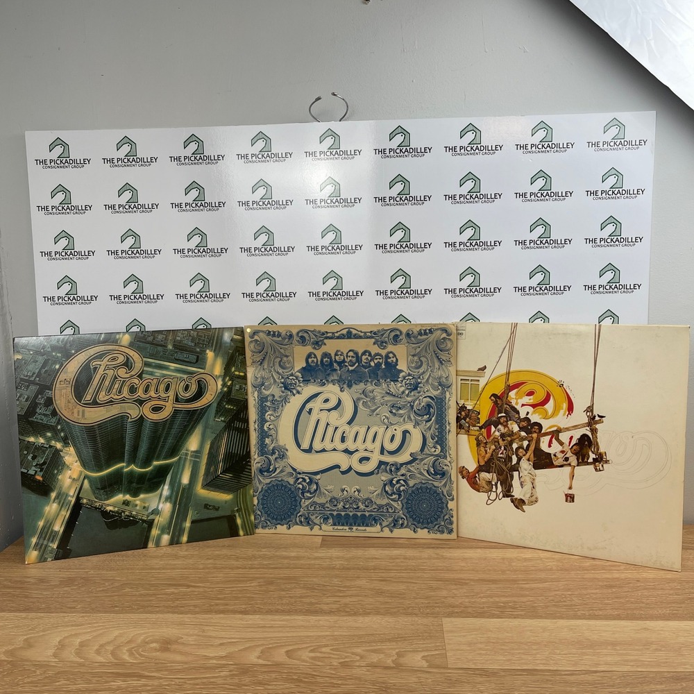 Chicago Vinyl LP Lot 3 Chicago 13 Chicago VI Greatest Hits Columbia Records